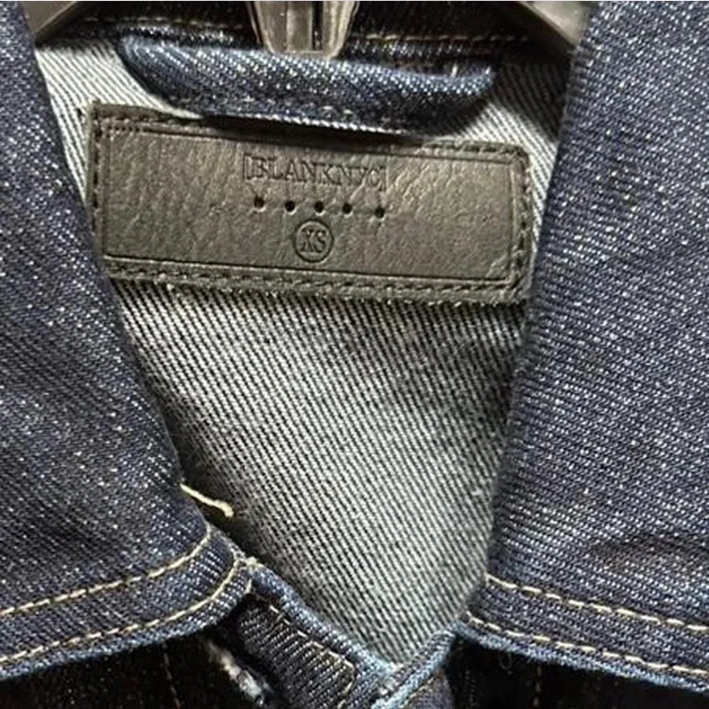 Blancnyc Classic Denim Jacket gold & blue - Picture 3 of 6